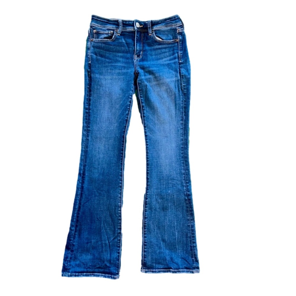 π₯ Women's AMERICAN EAGLE Denim Boot Cut Jeans - Picture 1 of 8